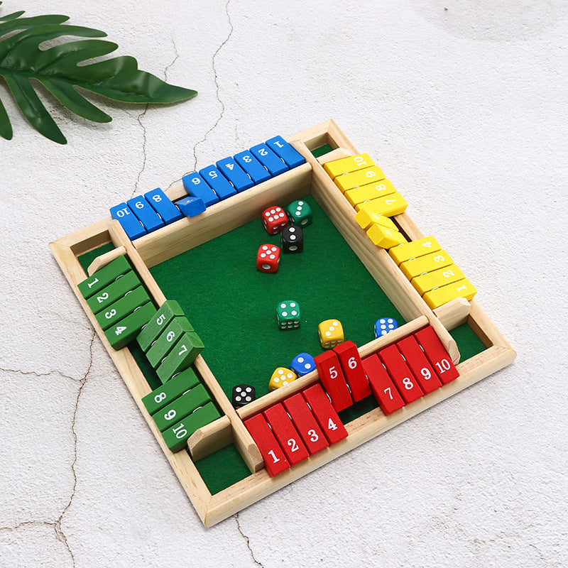 Four-sided Flip Card Game Digital Game Toy