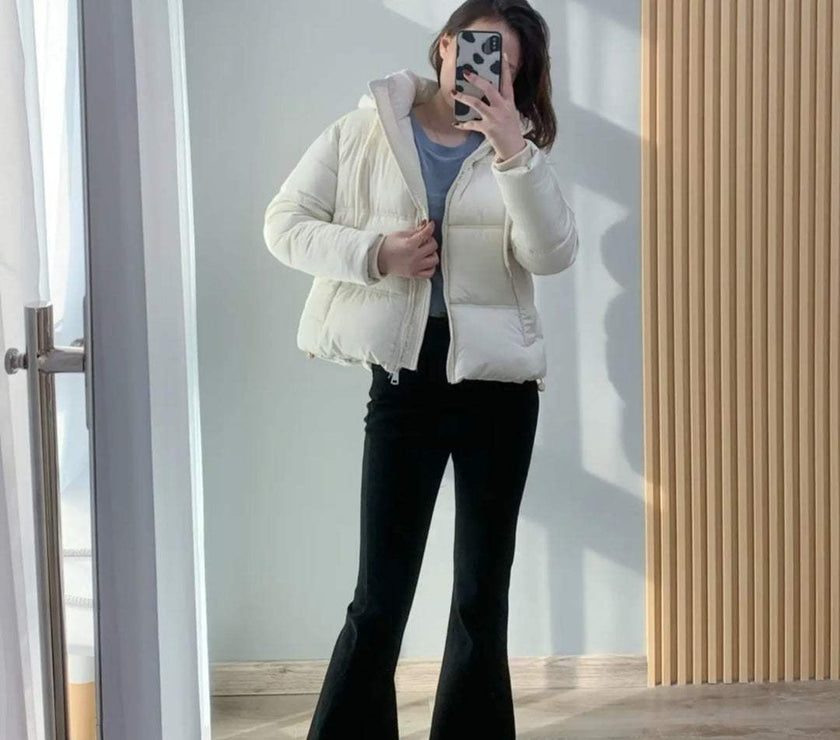 Women Clothing Hooded Down Jacket