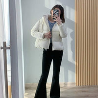 Women Clothing Hooded Down Jacket